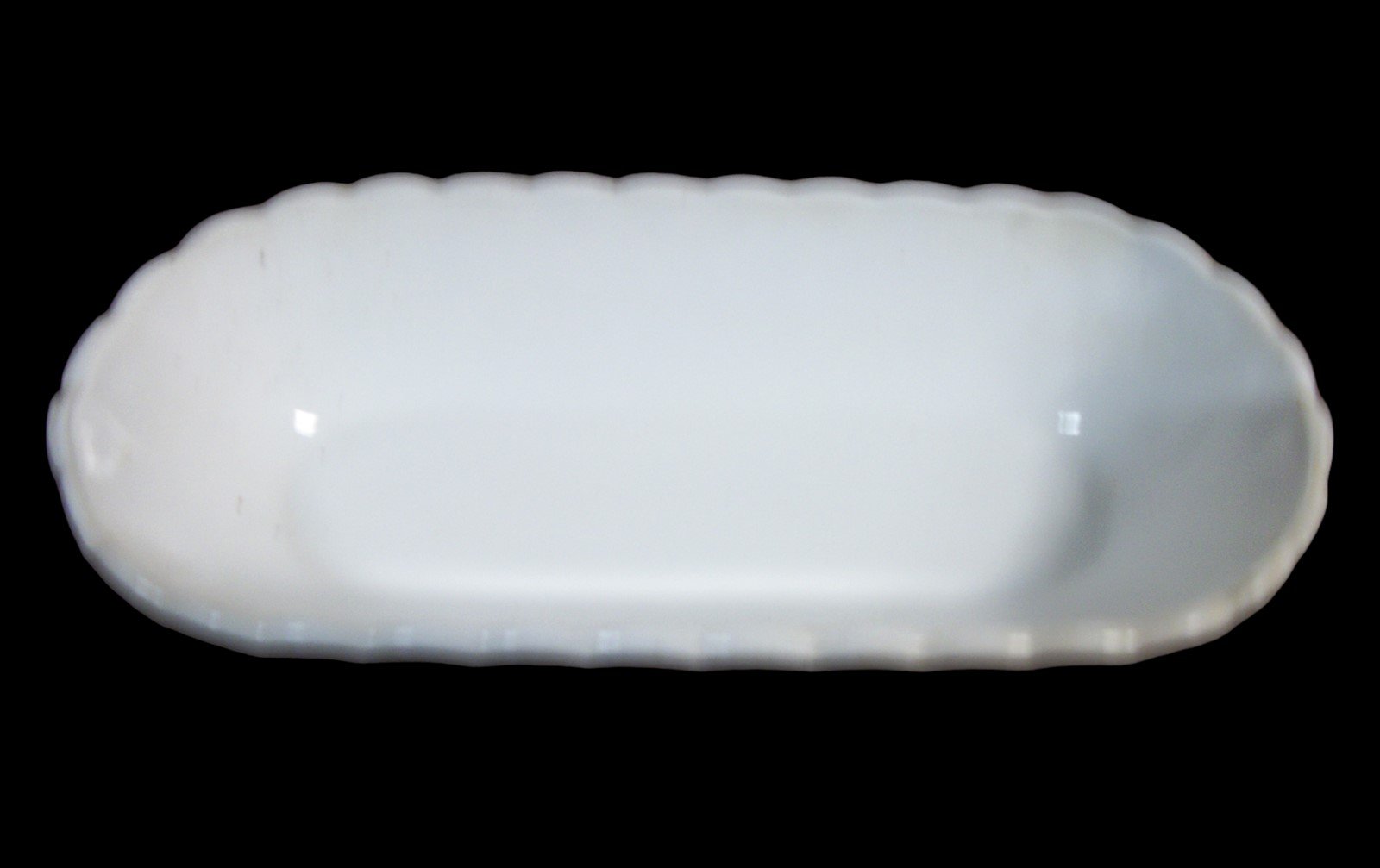 Vintage Antique Indiana Glass Relish Dish Victorian Opaline Vanity Tray