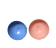 Vintage Set of 2 Hazel Atlas Pastel Moderntone Platonite Champagne Tall Sherbet