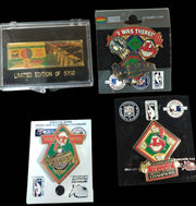 Vintage Cleveland Indians 1990s World Series Sports Exclusive Pins and Cup Merch