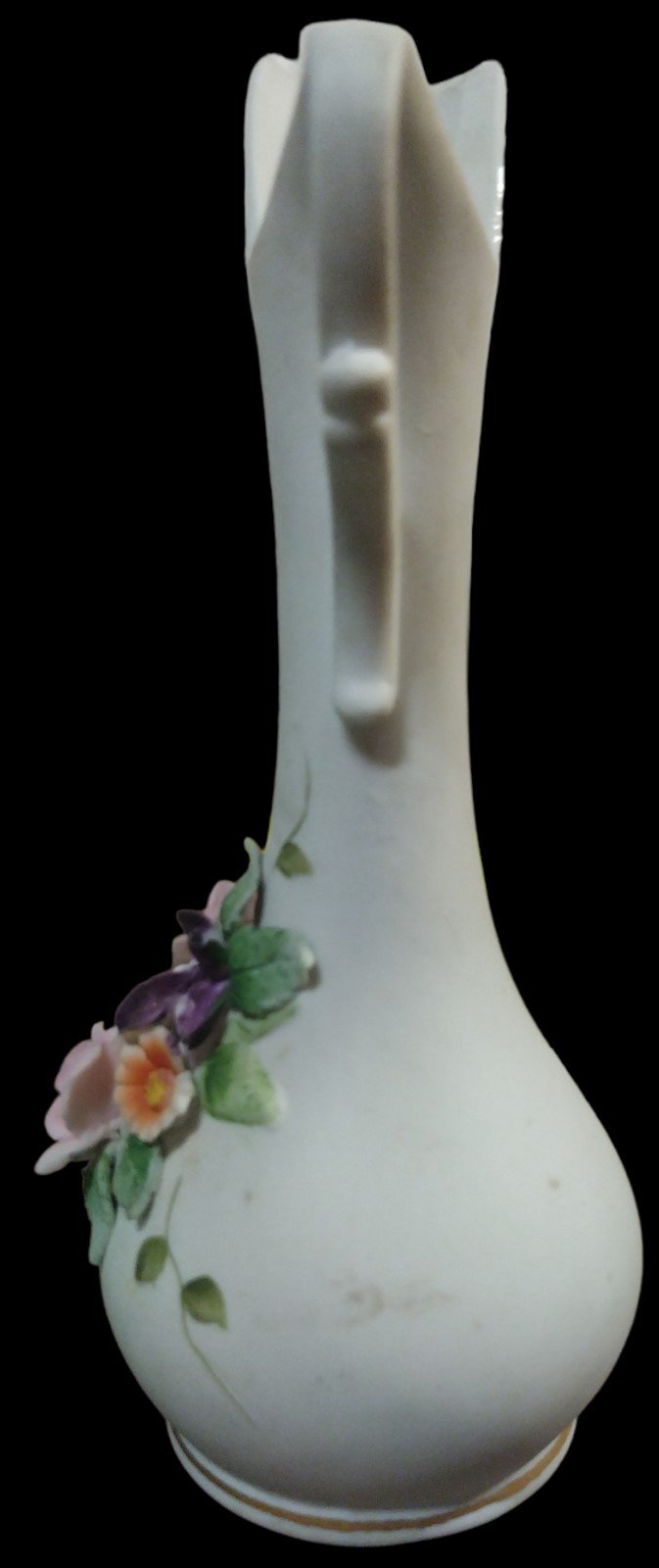 Vintage Exclusive Lefton China Floral Design Mini 1 Handle Vase Made in Japan