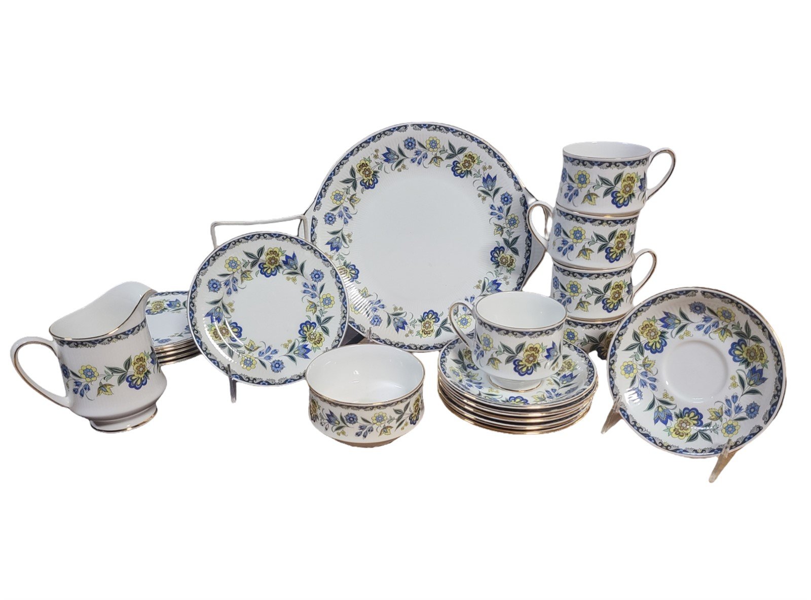 Vintage Paragon China Comtessa Pattern 20 Piece Dinnerware Serving Set