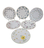 Vintage MCM Royal Victoria Fine Bone China Six Assorted Salad Plates - Set 1