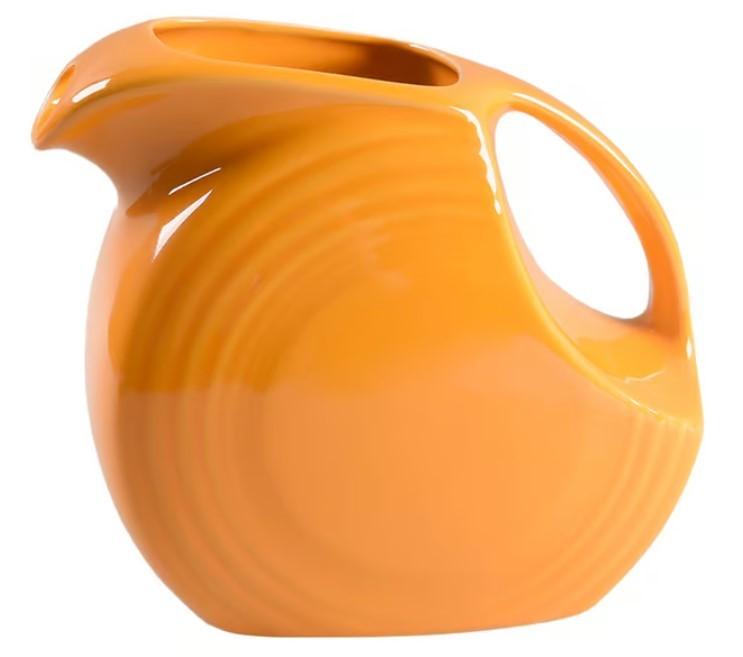 Fiesta - Butterscotch Orange Large Disk Pitcher (discontinued)