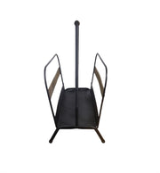 Vintage MCM Metal Magazine Rack Black Brand Unknown Possibly Mathieu Matégot