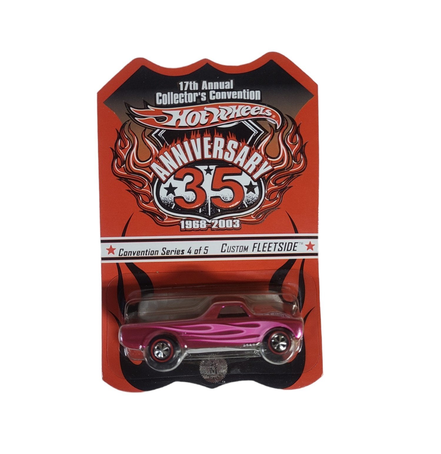 Hot Wheels 2003 17th Collectors Convention 4/5 Pink Fleetside Original Packaging