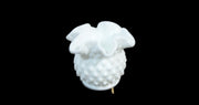 Vintage Antique Fenton Hobnail Milk Glass Squat Vase