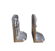 Vintage Cast Iron Bookends Set of Two Angelus Prayer Jean-Francois Millet 1960s