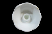 Vintage Antique Indiana Glass Colony Harvest Milk Glass Candle Holders (2)