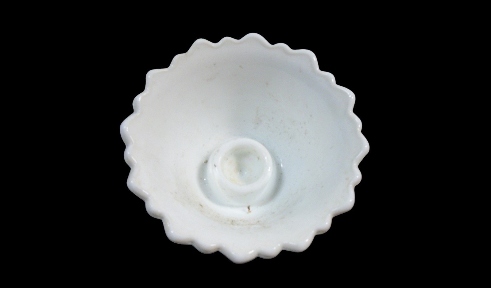 Vintage Antique Indiana Glass Milk Glass Candle Holders (Set of 2)