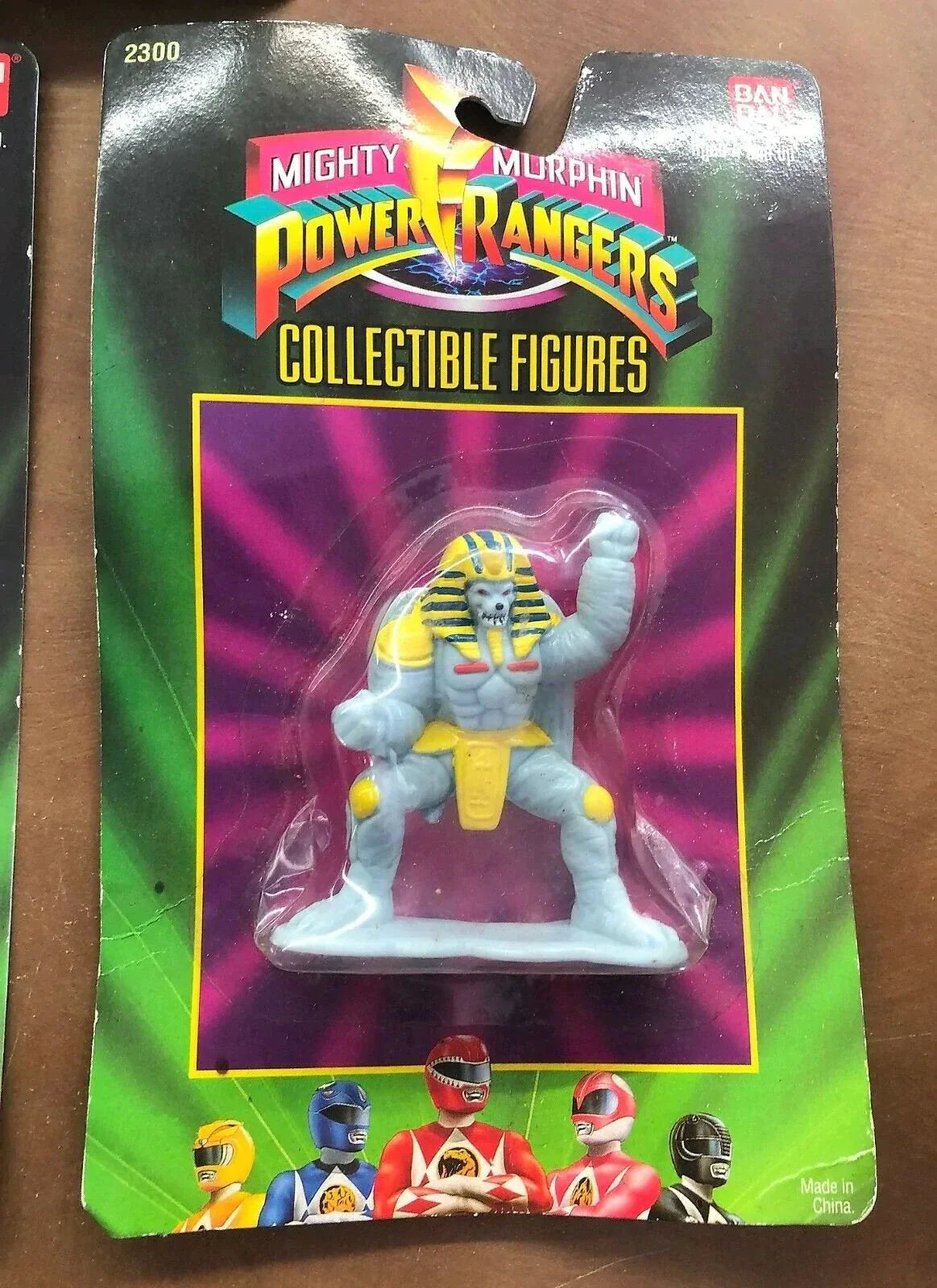 9 MIGHTY MORPHIN POWER RANGERS & SPACE ALIENS 1993 ACTION FIGURES BANDAI IN PACK