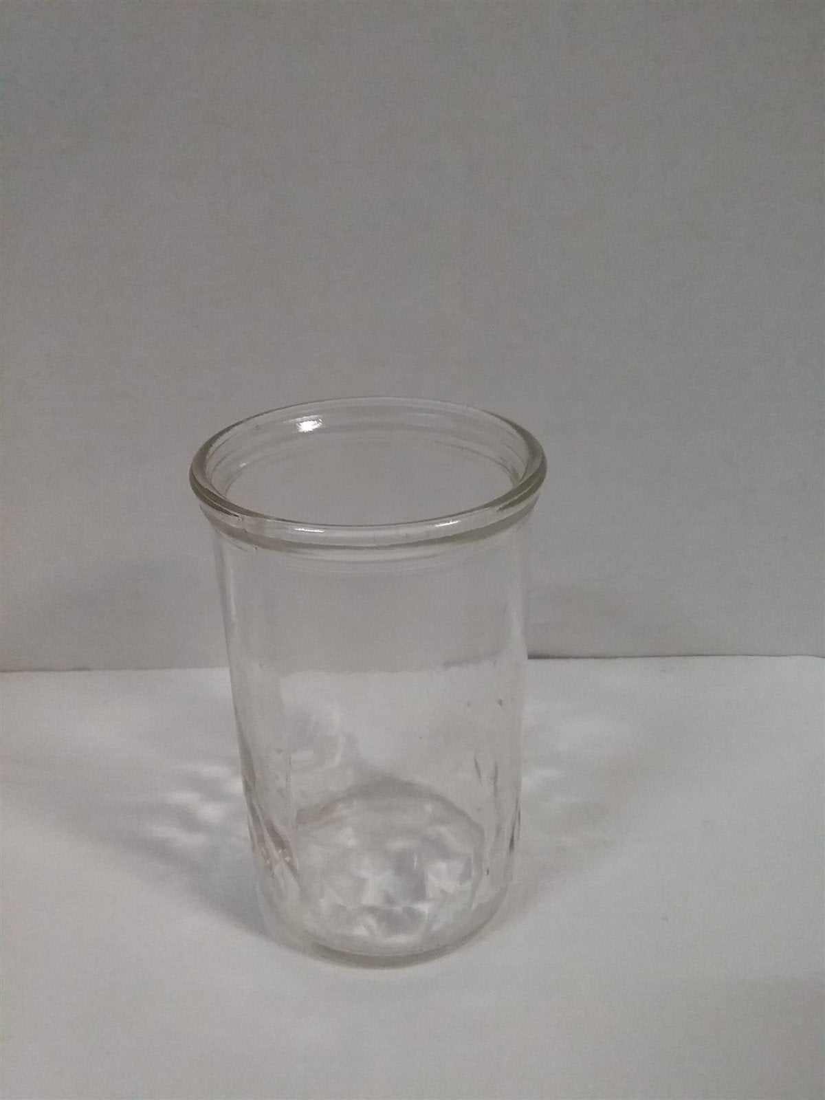 Vintage Antique Diamond Band Jelly Jar Juice Glasses (Set of 6)