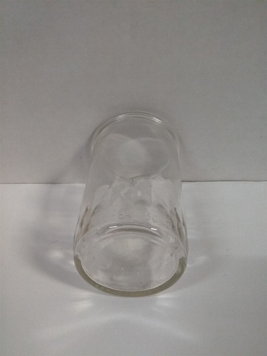 Vintage Antique Diamond Band Jelly Jar Juice Glasses (Set of 6)
