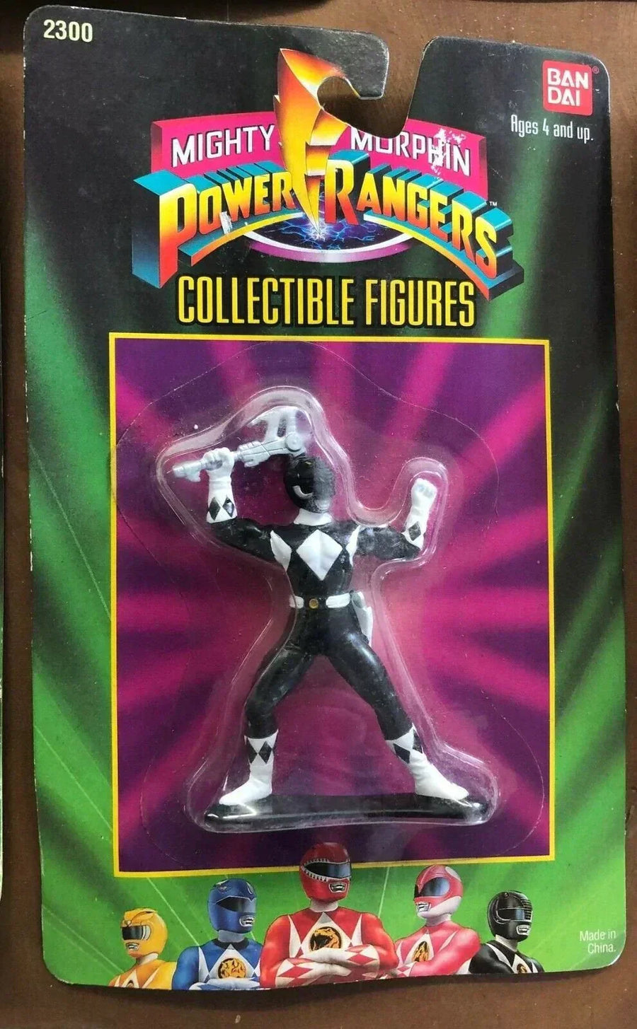 9 BANDAI MIGHTY MORPHIN POWER RANGERS & SPACE ALIENS 1993 ACTION FIGURES IN PACK
