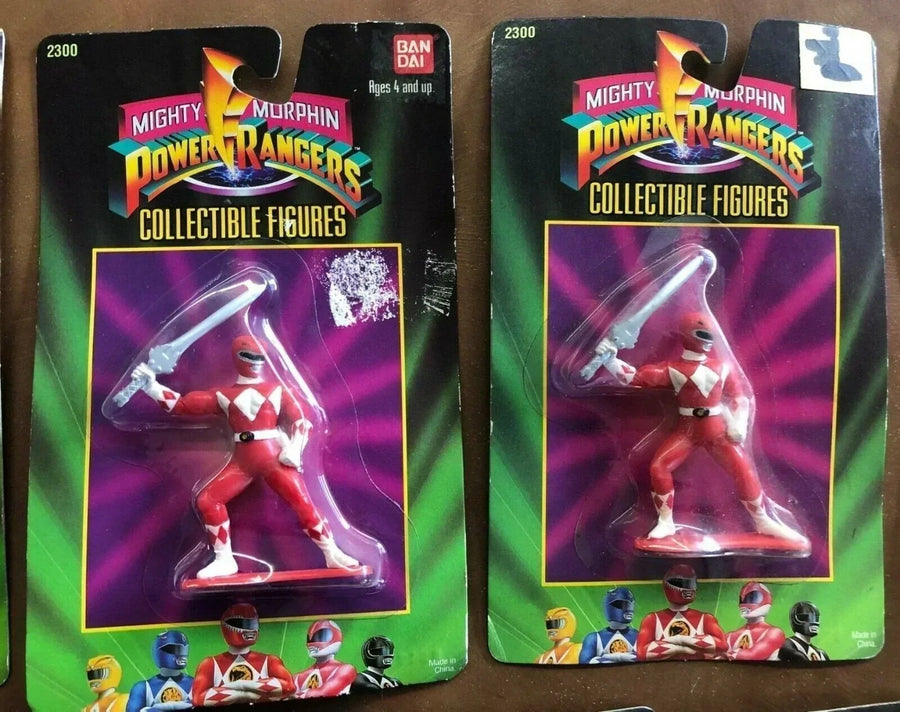 9 BANDAI MIGHTY MORPHIN POWER RANGERS & SPACE ALIENS 1993 ACTION FIGURES IN PACK