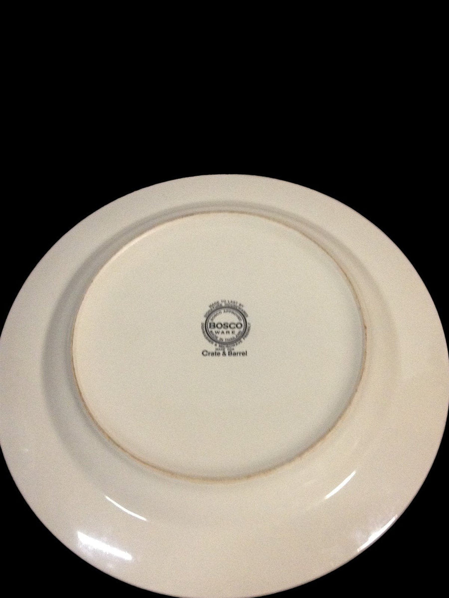 Boscoware Vintage 11" Dinner Plate Made in Thailand Crate & Barrel (Set of 4)