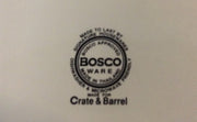 Boscoware Vintage 11" Dinner Plate Made in Thailand Crate & Barrel (Set of 4)