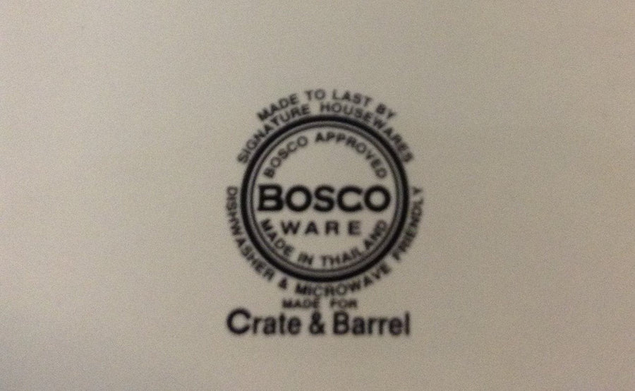 Boscoware Vintage 11" Dinner Plate Made in Thailand Crate & Barrel (Set of 4)