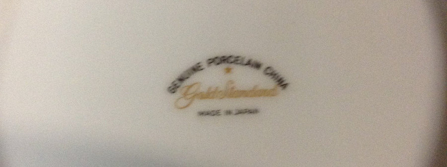 Genuine Vintage Porcelain China Gold Standard Serving Bowls Platters Gravy Boat