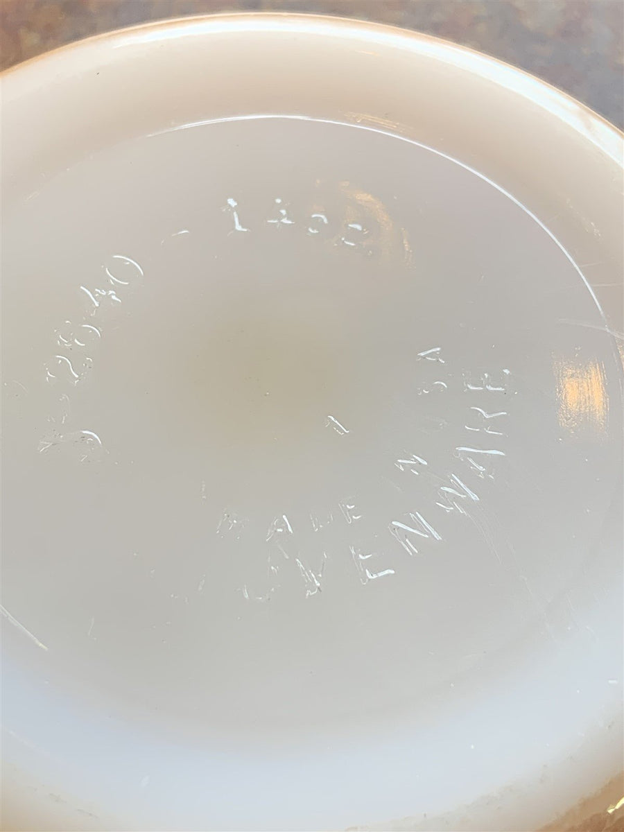 Glasbake Lusterware Retro Jeannette Opalescent Marigold Coffee Mug Bowl J2640