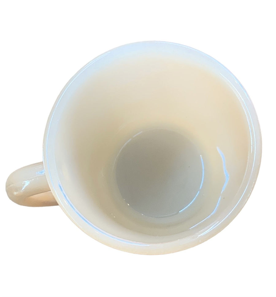 Glasbake Lusterware Retro Jeannette Opalescent Marigold Coffee Mug Bowl J2640