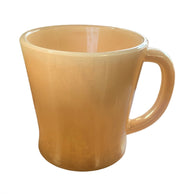 Glasbake Lusterware Retro Jeannette Opalescent Marigold Coffee Mug Bowl J2640