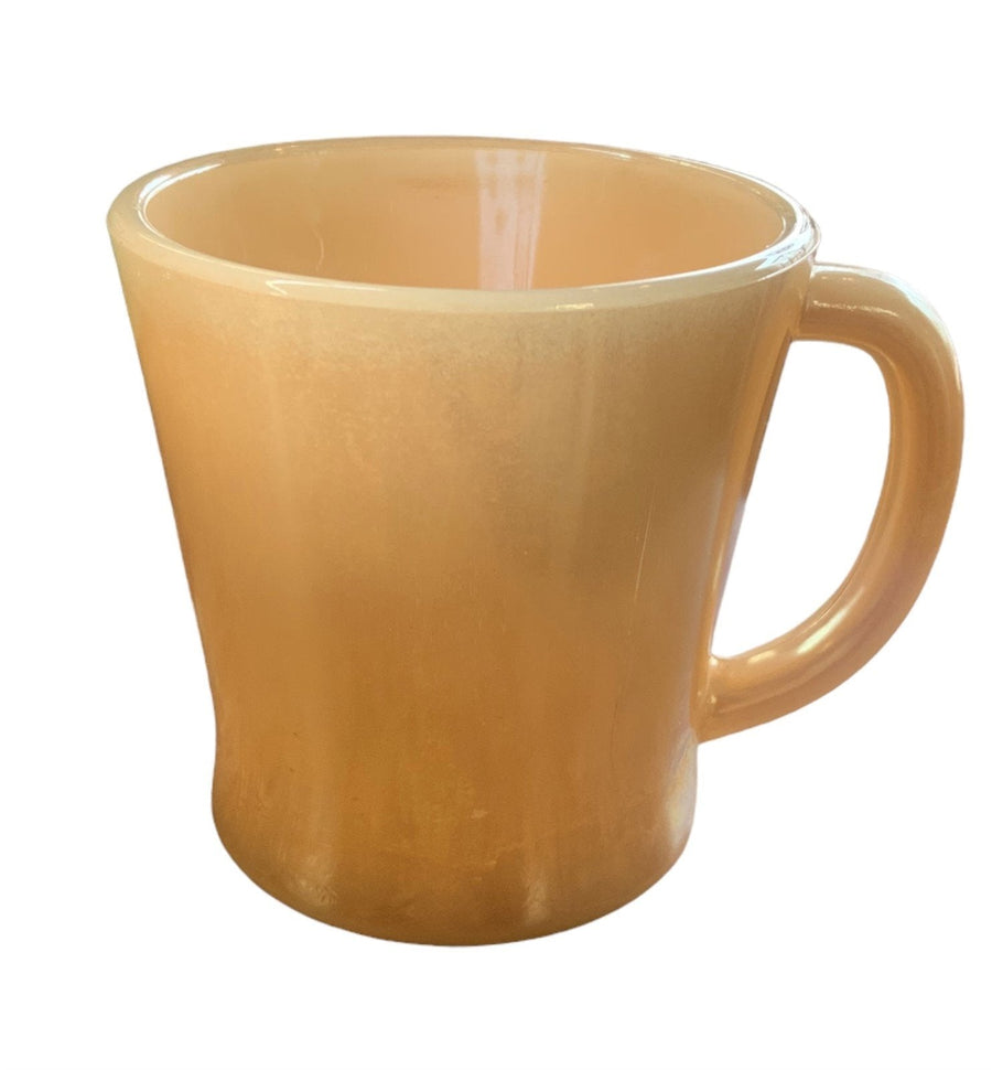 Glasbake Lusterware Retro Jeannette Opalescent Marigold Coffee Mug Bowl J2640