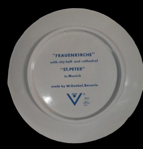 W. Goebel Vintage Porzellanfabrik 1972 Olympics Munchen Decorative Plate