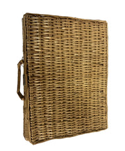 Picnic Basket Willow Woven Brown Eastman Outdoors Lunch Set