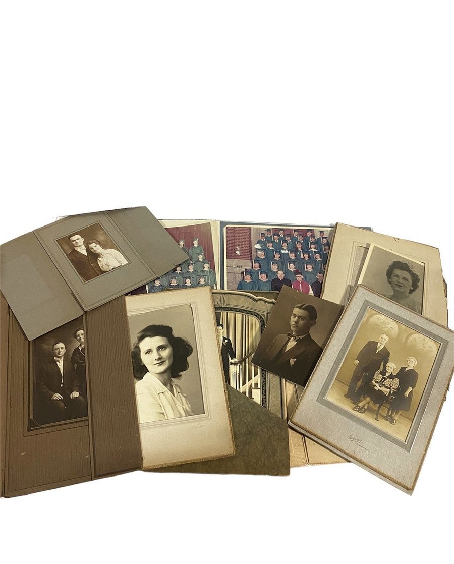 Vintage Photo Lot 1800s-1900s Photography Lot 10 Pieces #2