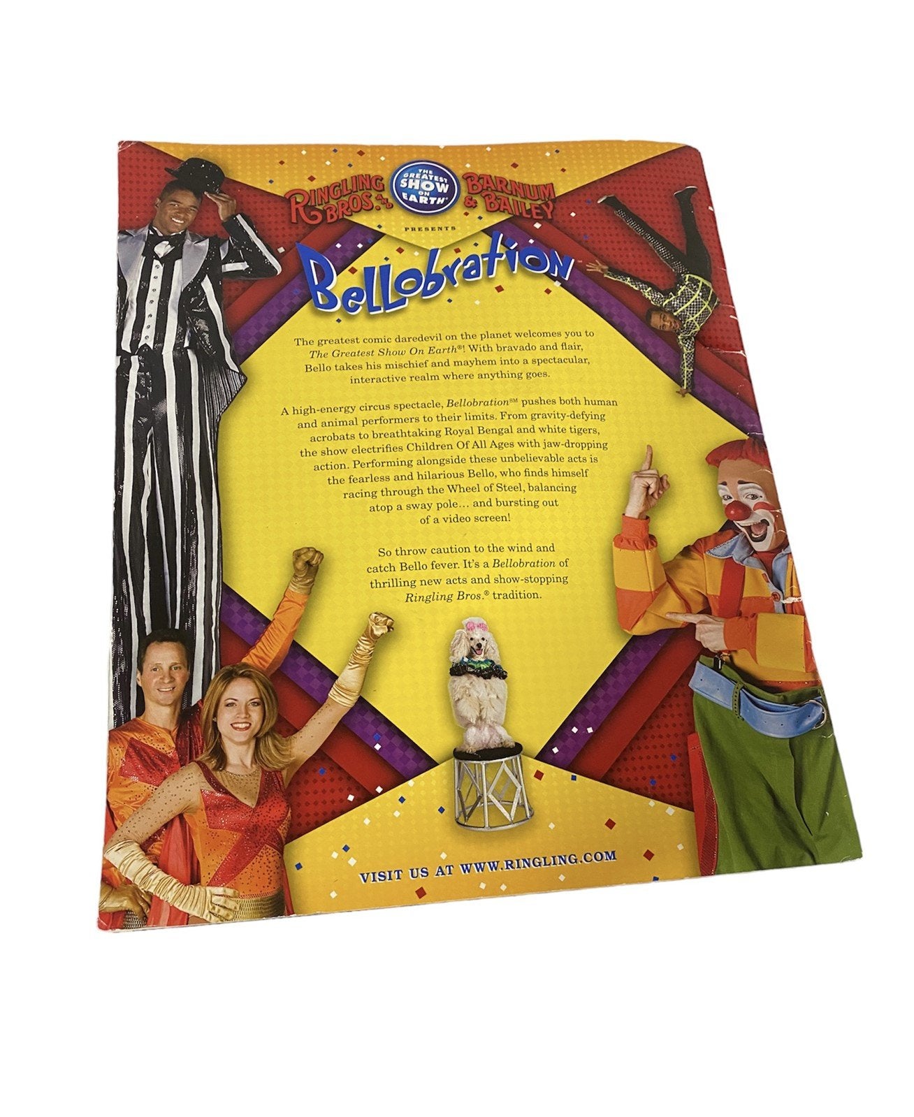 Ringling Bros Barnum Bailey Bellobration 2007 Circus Program
