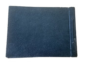 WW2 Vintage Sweetheart Black Gold Floral Embossed Photobook 46 Pages 154 Photos