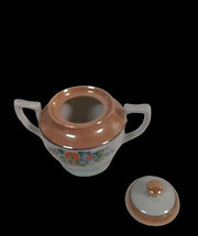 Japanese Vintage Lusterware Teapot Sugar Creamer Teacups Plates Saucers