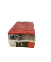 Brand New TDK Cassette tapes D60 set of 9 IEC I/ Type I 1988 Low Noise