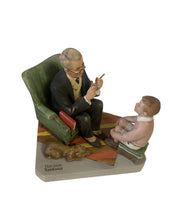 Norman Rockwell Words of Wisdom Ceramic Figurine by Norman Rockwell Museum Inc
