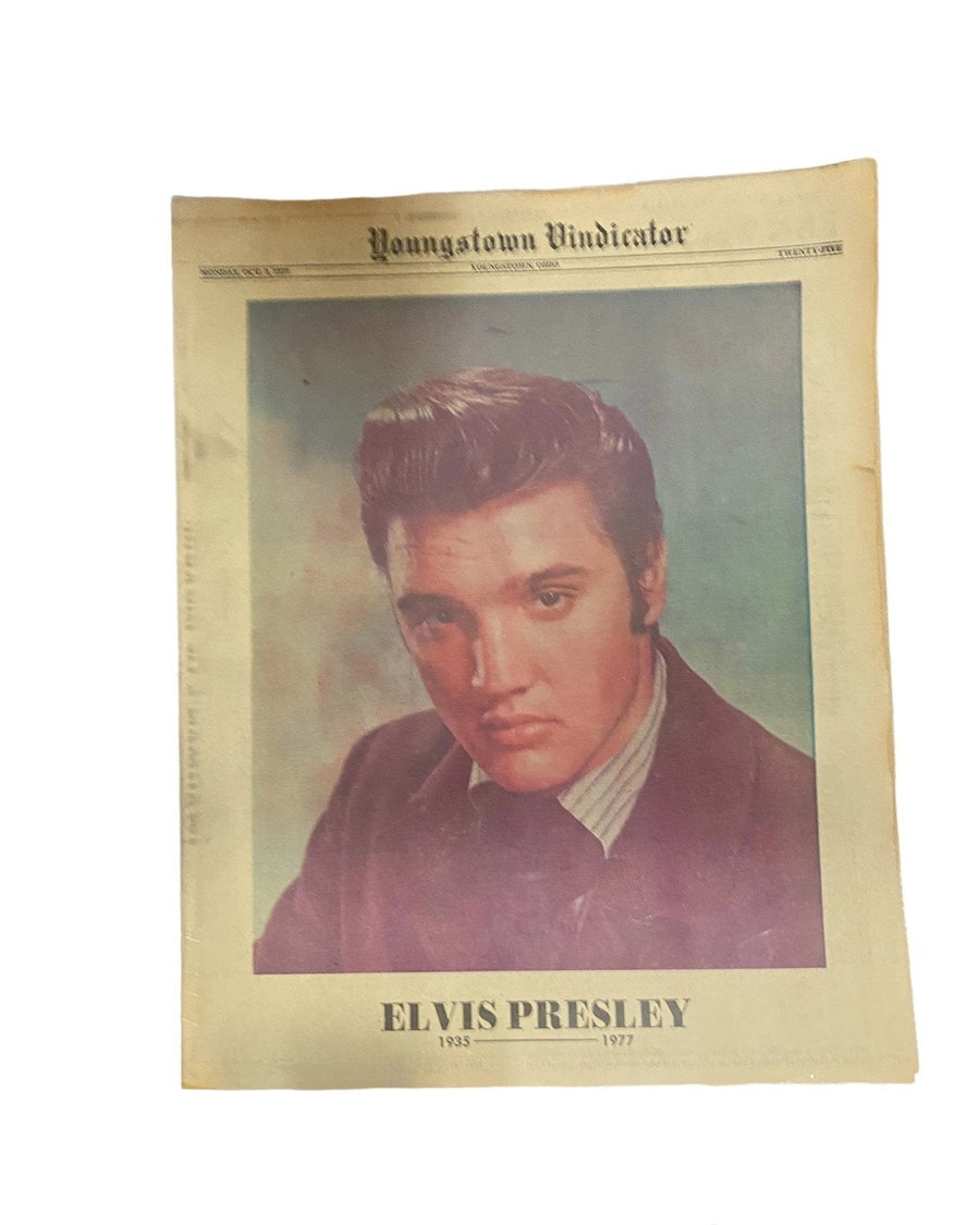 Elvis Presley Remembrance Lot Original Newspaper From 1977 Death Tribute Special
