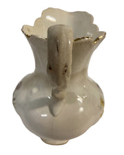 Olympia B.B.P.CO Porcelain Pitcher Y15, Gold Lined With Colorful Flowers