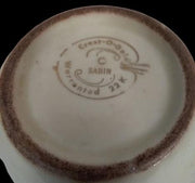 Crest-O-Gold Vintage Sabin Courting Couple Coffee Tea Plate Bowl Sugar w/ Lid