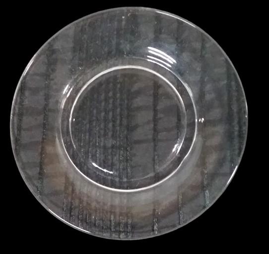 Antique Vintage Pressed Glass Dessert Plate (set of 7)