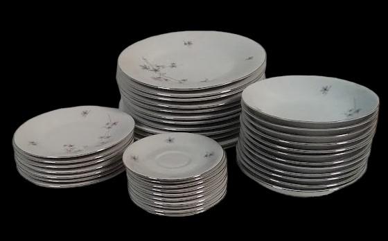 Hertel Jacob Vintage Porzellan Porcelain Bavaria Germany Dinnerware Set