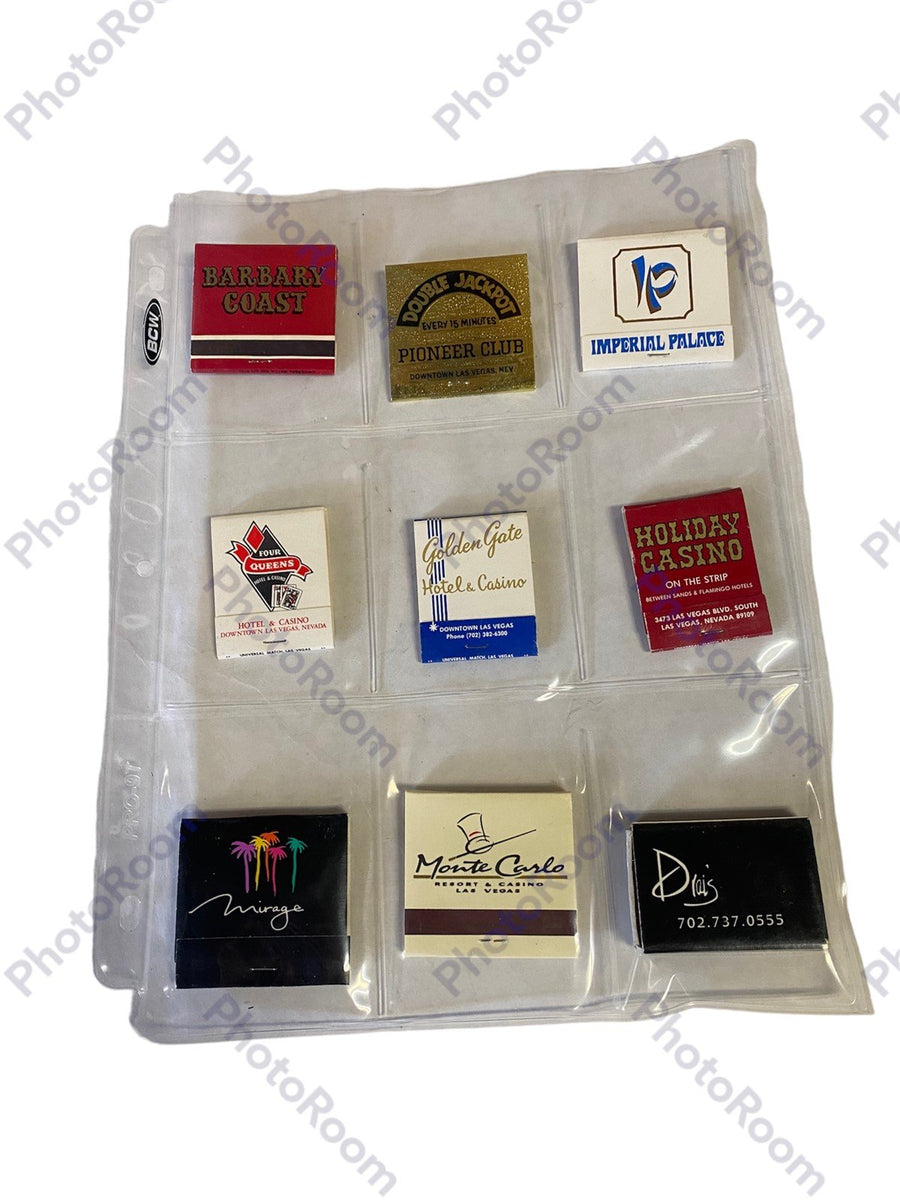 Match Book Lot Vintage Casinos Unused Unexploded Set of 18 Lot -2
