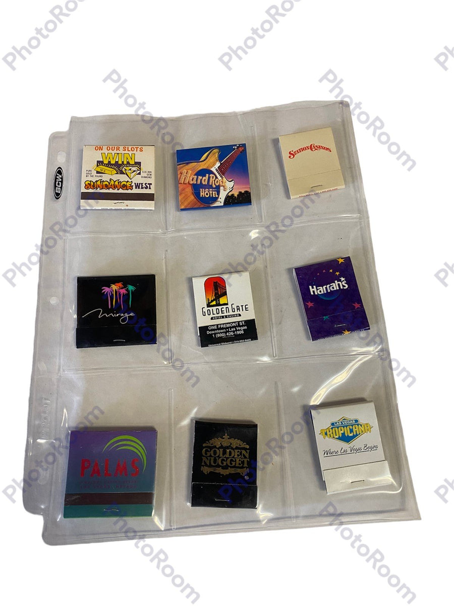 Match Book Lot Vintage Casinos Unused Unexploded Set of 18 Lot -2