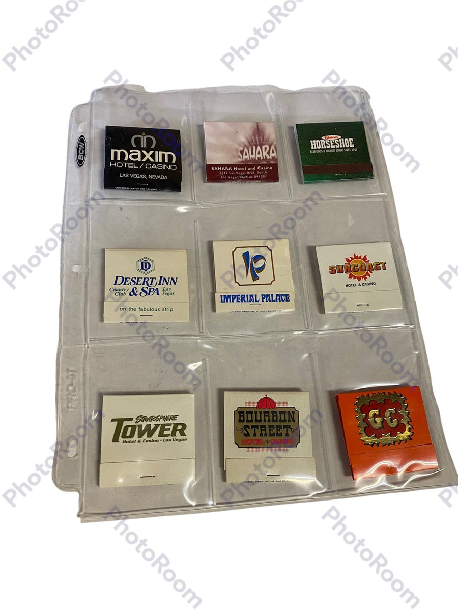 Match Book Lot Vintage Casinos Unused Unexploded Set of 18 Lot -3