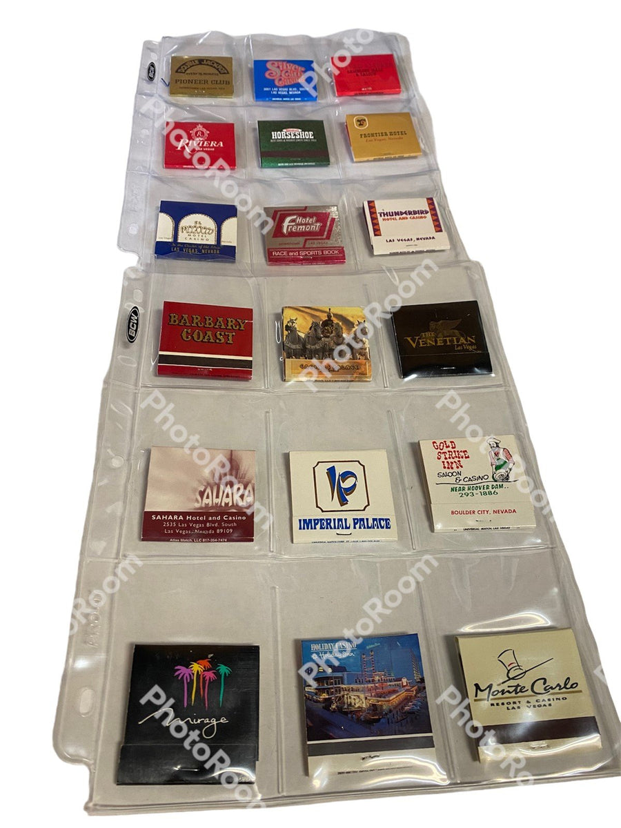 Match Book Lot Vintage Casinos Unused Unexploded Set of 18 Lot -5