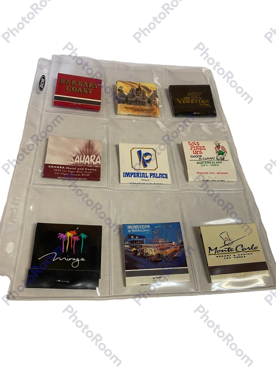 Match Book Lot Vintage Casinos Unused Unexploded Set of 18 Lot -5