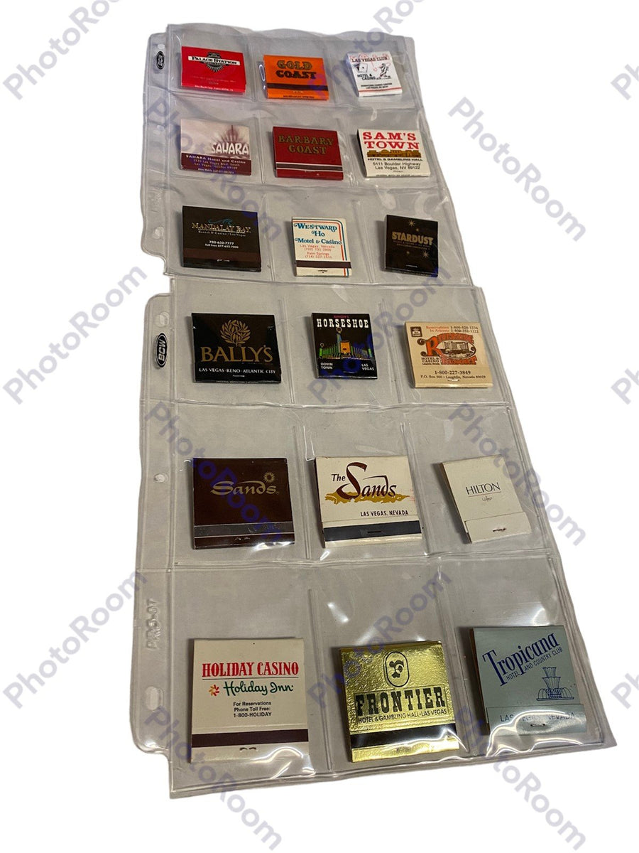 Match Book Lot Vintage Casinos Unused Unexploded Set of 18 Lot -7