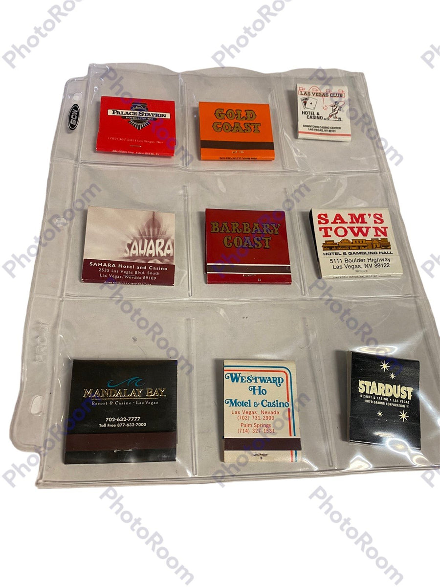 Match Book Lot Vintage Casinos Unused Unexploded Set of 18 Lot -7