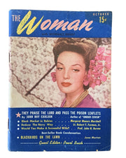 Woman With Womans Digest Oct Dec Issues Diet Treasury Vintage 3 1950s Magazines