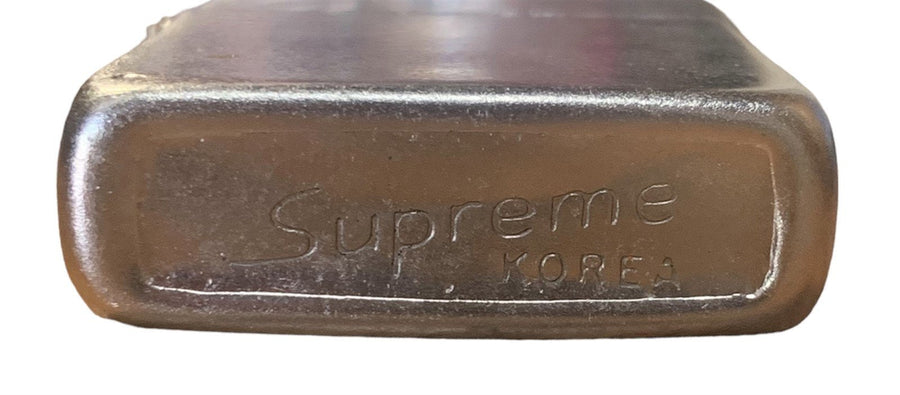 Supreme1960s Plain Chrome Lighter Vintage Korea Refillable Unused A