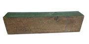Rustic Wooden Toolbox with Handle Green Painted