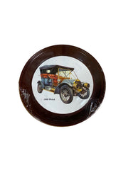 Franklin 1904 Tin Metal Trays 2 Sizes All Vintage Cars Set of 9
